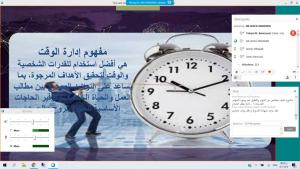 The College of Applied Sciences Organizes a Course Entitled: “Work Stress and Professional Time Management”